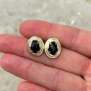 Kendra Scott Stackable Ring Set with Matching Earrings